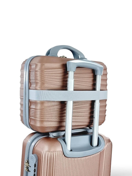 Playbags Νεσεσέρ σε Ροζ Χρυσό χρώμα 34cm Playbags Νεσεσέρ σε Ροζ Χρυσό χρώμα 34cm