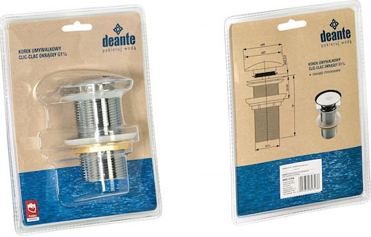 Deante Siphon Sink Silver