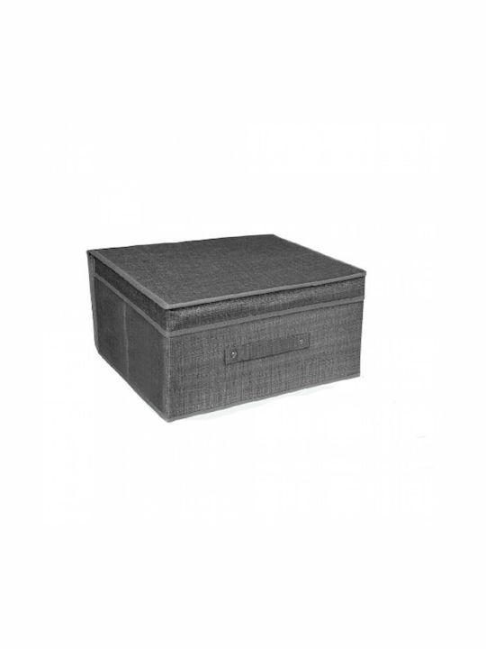 Tpster Stoff Aufbewahrungsbox mit Deckel Rosa 60x40x30cm 1Stück