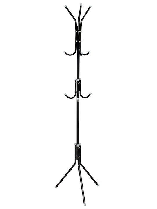 Keskor Cuiere de podea Metal Negru 164cm