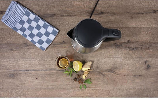 Alpina Appliances Βραστήρας 1.7lt 2200W Ασημί