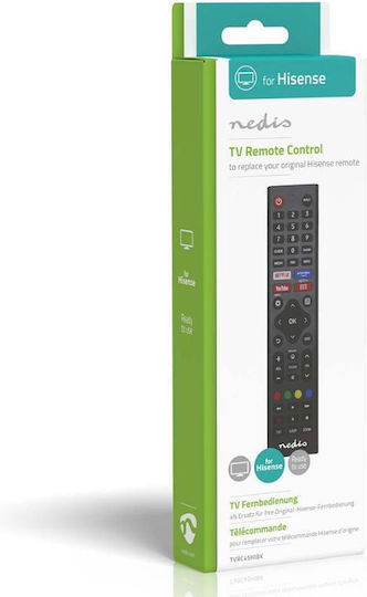 Nedis Συμβατό Τηλεχειριστήριο TVRC45HIBK για Τηλεοράσεις Hisense
