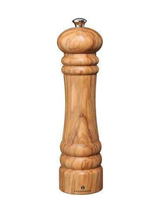 Zassenhaus Berlin Manual Wooden Salt Mill 24cm Brown