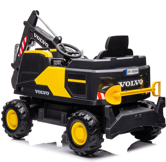 Kids 12V Electric Excavator Yellow