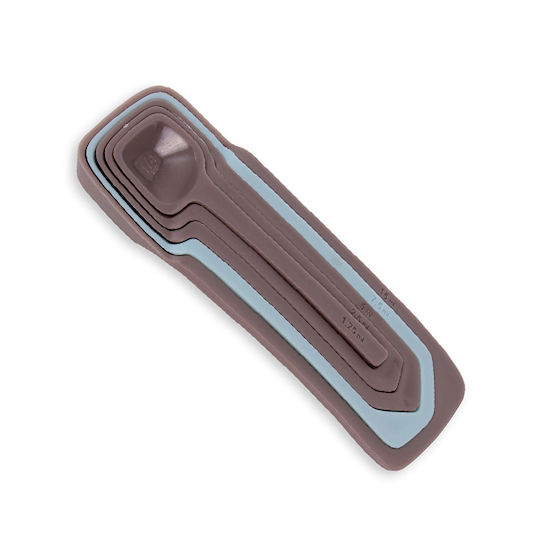 Luigi Ferrero Plastic Kitchen Measuring Cup FR-1711 Brown 1000060 5pcs