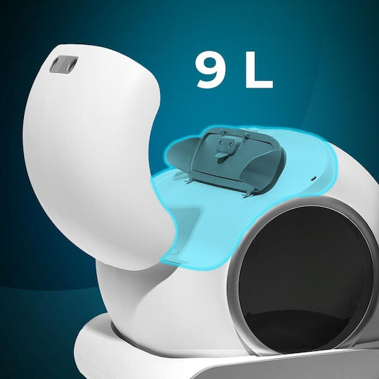 Cecotec Pumba 8000 Cleankitty Smart Τουαλέτα Γάτας Κλειστή