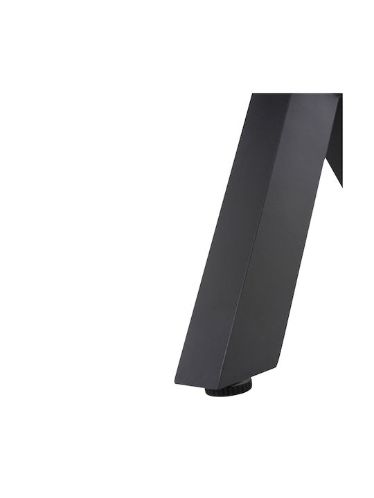 TAWNEE Пейка За Външно Ползване Метален Сив 150x36x45см