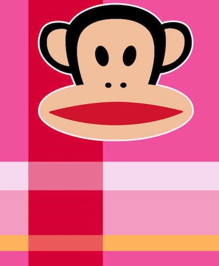 Absorbent Lightweight Microfiber Beach Towel 90x180cm Paul Frank 4949 Fuchsia