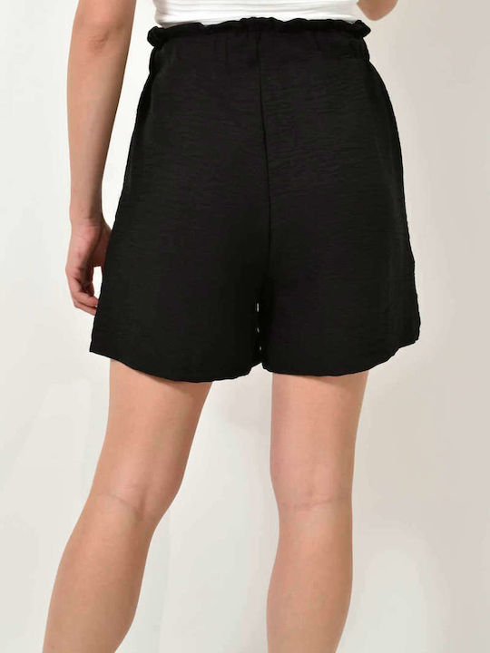 Women's Linen Shorts black