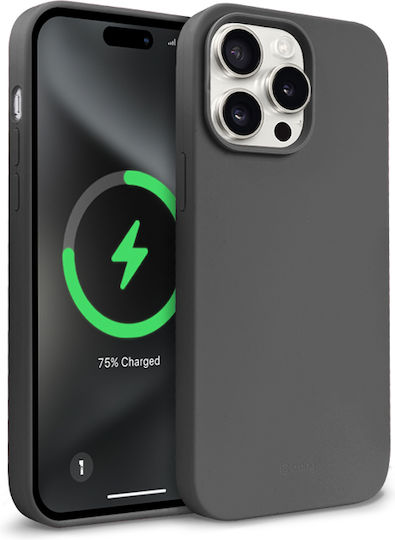 Crong Color Back Cover Σιλικόνης Γκρι (iPhone 15 Pro)