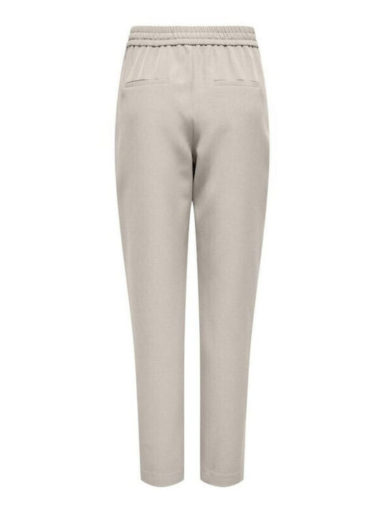 Only Women's Fabric Trousers Beige