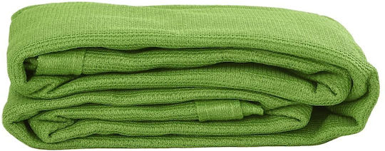 Covor pentru cort deschis, verde, 400 x 700 cm, HDPE