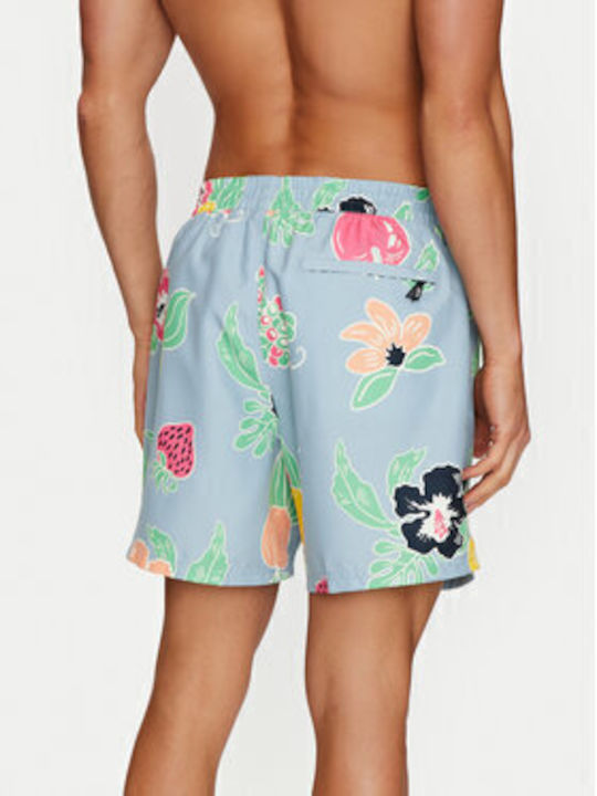 Vans Primary Print Elastic Herren Badehose Shorts Blue