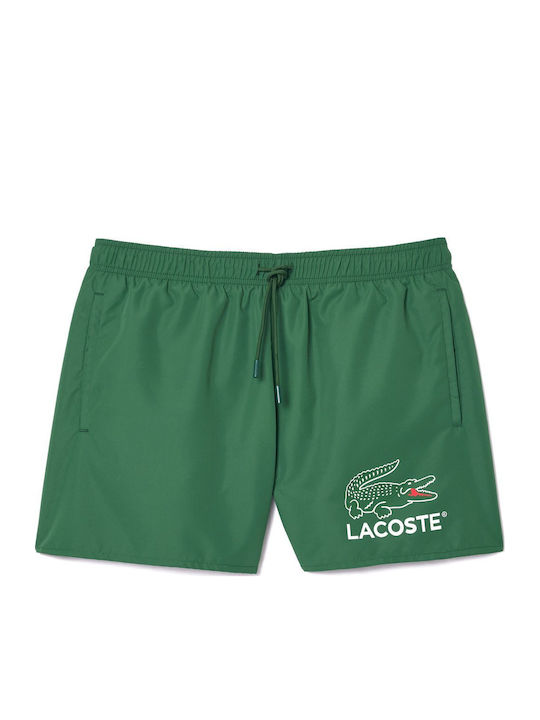 Men's Swimwear Shorts Green with Patterns