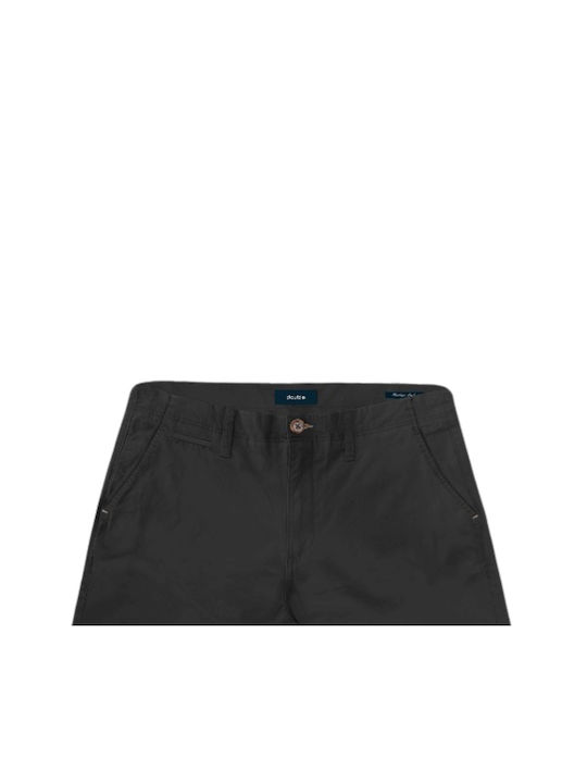 Double Ανδρική Βερμούδα Chino Black