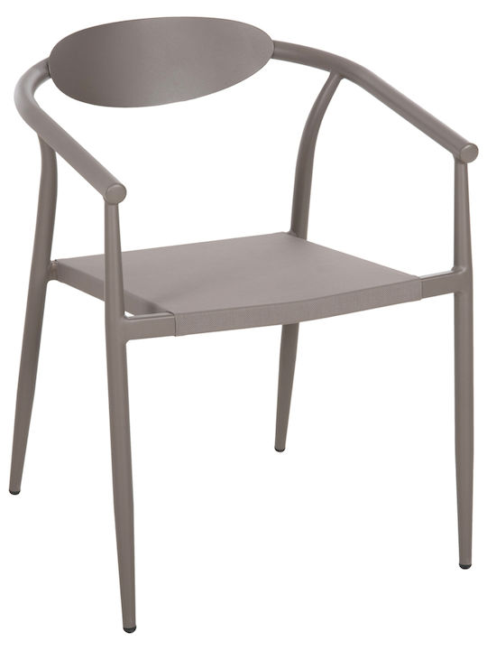 Gartenstühle Aluminium Serly Champagner 56x61x74cm