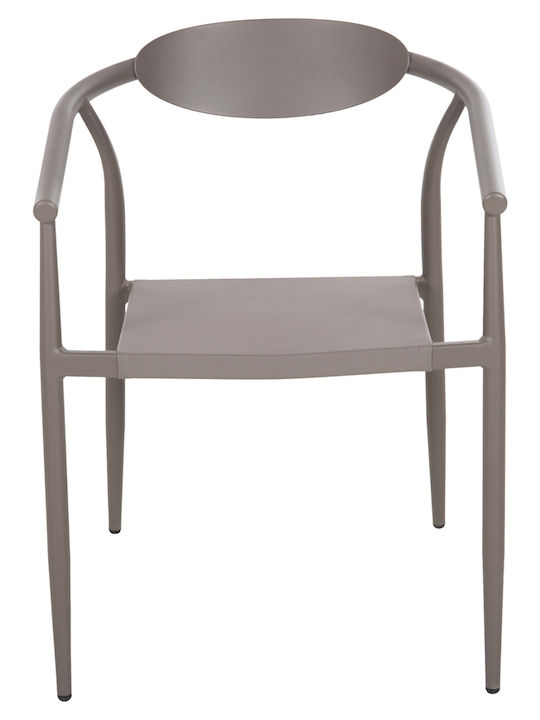 Gartenstühle Aluminium Serly Champagner 56x61x74cm