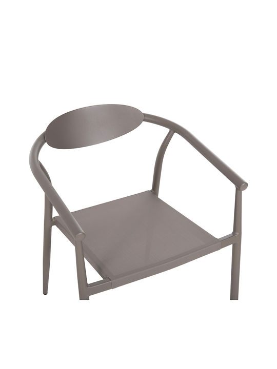 Gartenstühle Aluminium Serly Champagner 56x61x74cm