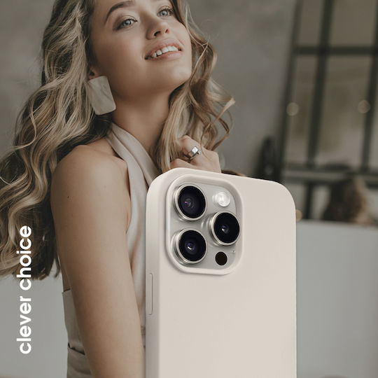 Crong Color Back Cover Σιλικόνης Γκρι (iPhone 15 Pro Max)