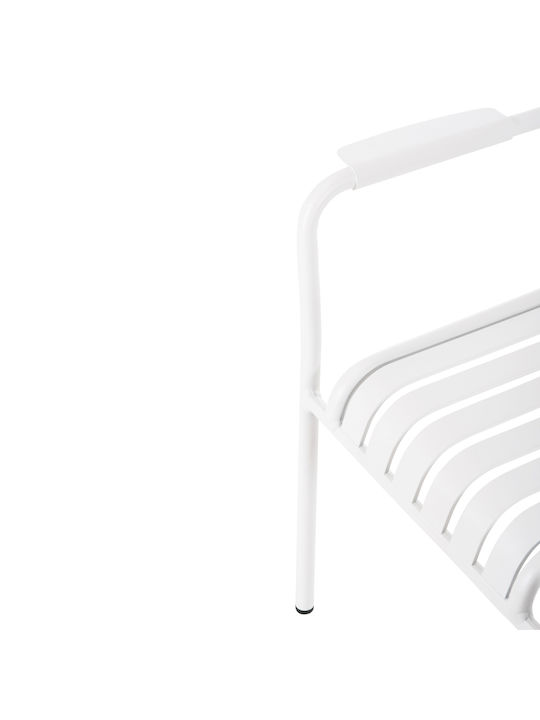 Scaun De Exterior Din Aluminiu Rachel Alb 63x58x85 Cm
