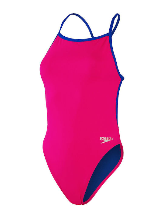 Solid Vback Ολόσωμο Μαγιό Pink