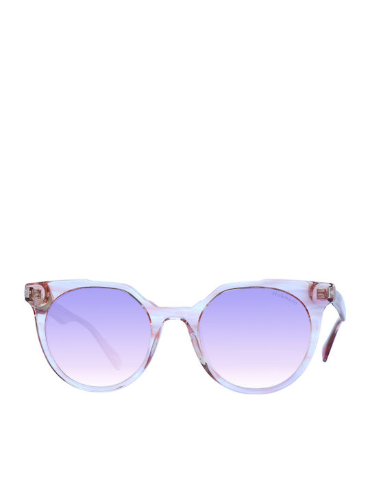 Ana Hickmann Sunglasses Purple with Acetate Frame & Purple Lens