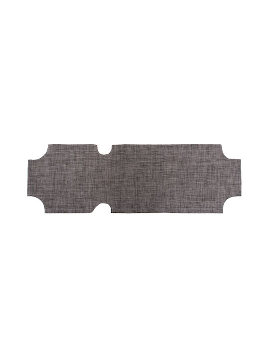 HomeMarkt Sunbed Fabric Textline Gray 200x62cm