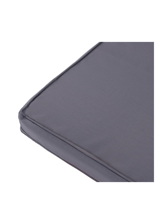 HomeMarkt Sunbed Cushion with Backrest Sifnos Grey 78x78cm