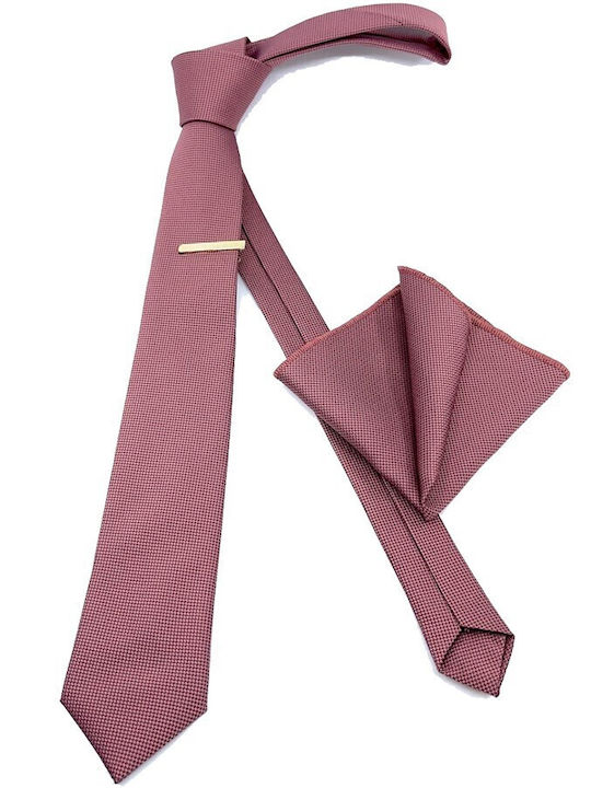 Men's Tie in Burgundy Color