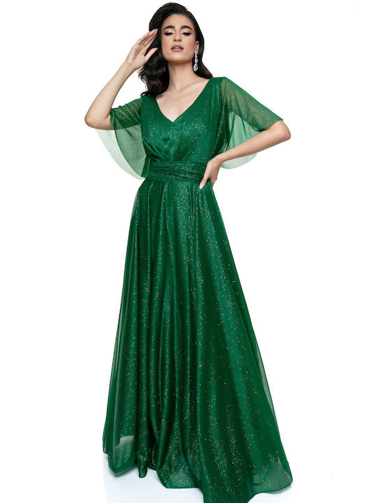 RichgirlBoudoir Summer Maxi Evening Dress Green