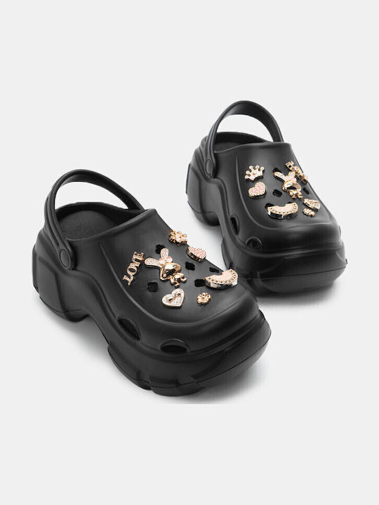 Luigi Damen Clogs Schwarz