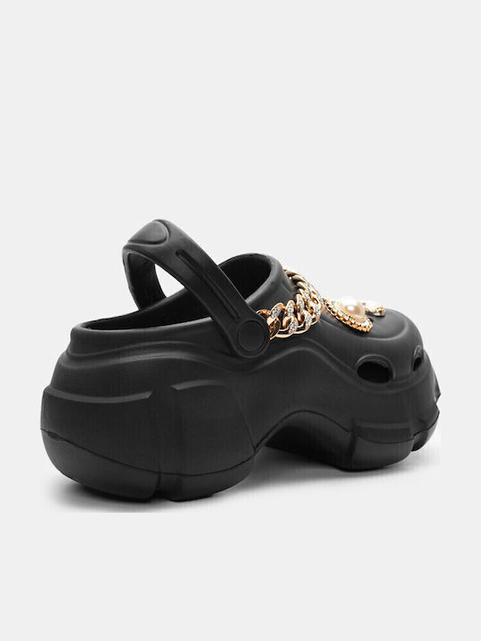 Luigi Damen Clogs Schwarz