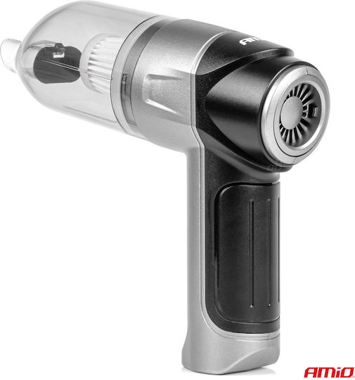AMiO Car Handheld Vacuum Dry Vacuuming with Power 70W Rechargeable 12V Transparent