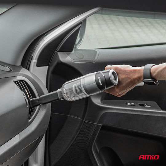 AMiO Car Handheld Vacuum Dry Vacuuming with Power 70W Rechargeable 12V Transparent