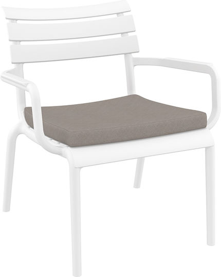 Siesta Exclusive Καρέκλας Κήπου Light Brown 48x50εκ.