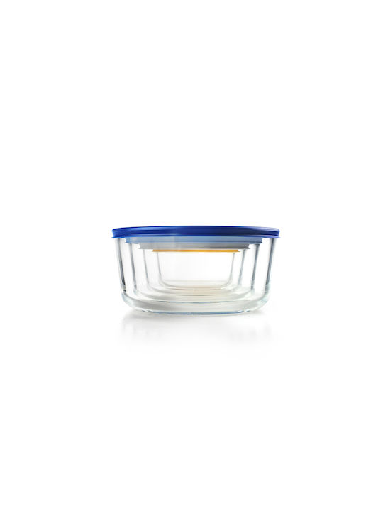 Ibili Cutie pentru Mâncare Sticlă Transparent 4buc