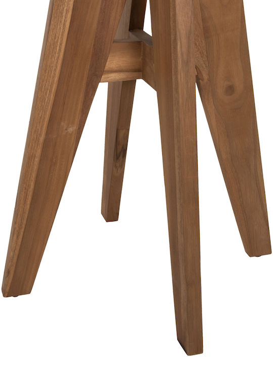 Leo Sitting Room Outdoor Free Standing Wood Table Natural 60x60x75cm