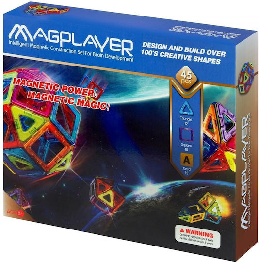 Magplayer Μαγνητικό Παιχνίδι Κατασκευών