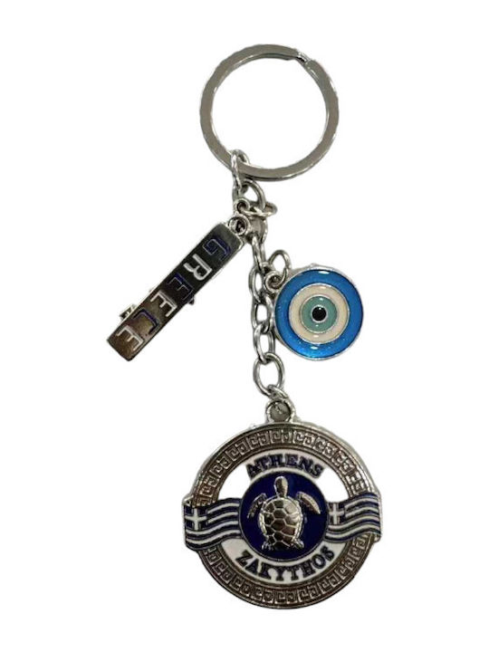 Tourist Keychain Souvenir - Set of 12pcs - Evil Eye Athens Zakynthos - 280419 - 280419