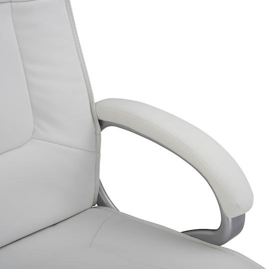 HomeMarkt Chander Executive Office Chair With Recline White