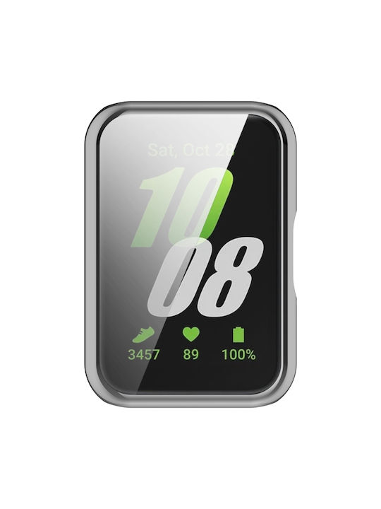 Θήκη Σιλικόνης σε Ασημί χρώμα για το Samsung Galaxy Fit 3 Θήκη Σιλικόνης σε Ασημί χρώμα για το Samsung Galaxy Fit 3