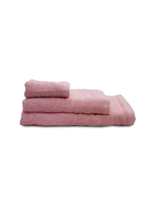 Sunshine 3pc Bath Towel Set Χίμπουρι Powder Weight 500gr/m²