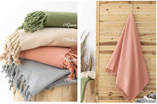 Palamaiki Beach Towel Pareo Cotton Grey 160x90cm