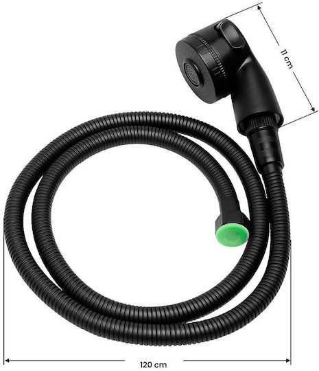 Βρύση Λουτήρα Κομμωτηρίου Black S05-0147186