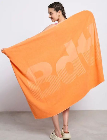 BodyTalk Beach Towel Cotton Orange 180x100cm.