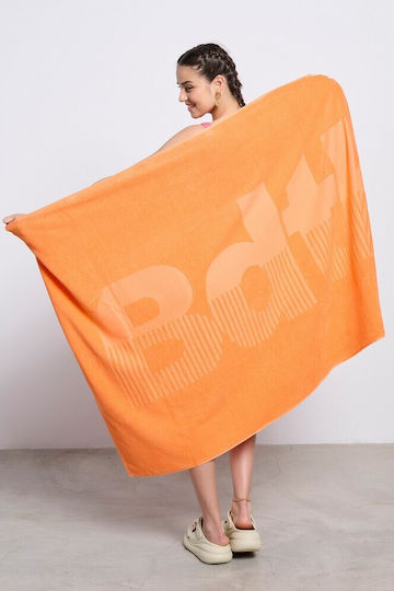 BodyTalk Beach Towel Cotton Orange 180x100cm.