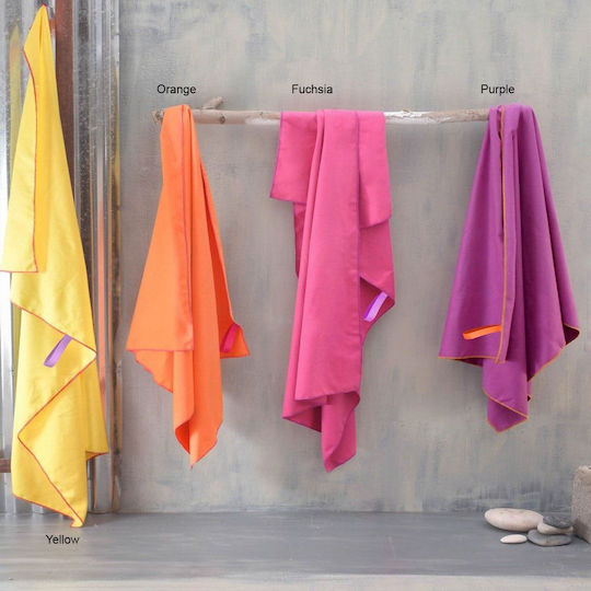Rythmos Urban Microfiber Towel Body 200gr/m² Orange 160x90cm