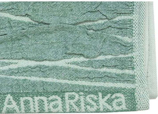 Anna Riska Πετσέτα Χεριών Nefeli 30x50εκ. Mint Βάρους 600gr/m²