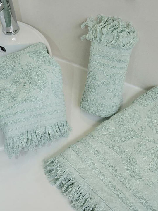 Sunshine Bath Towel Κρόσι 80x150cm. Light Aqua Weight 520gr/m²