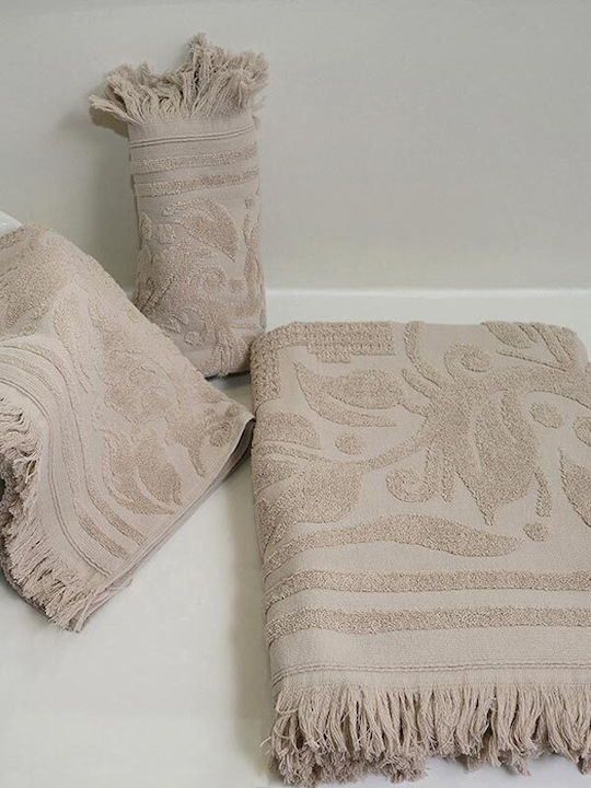 Sunshine Facecloth Κρόσι 50x90cm. Beige Weight 520gr/m²